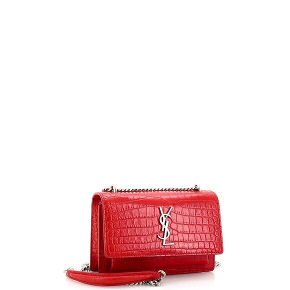 Saint Laurent Sunset Chain Wallet #137417S15B - Picture 2 of 8